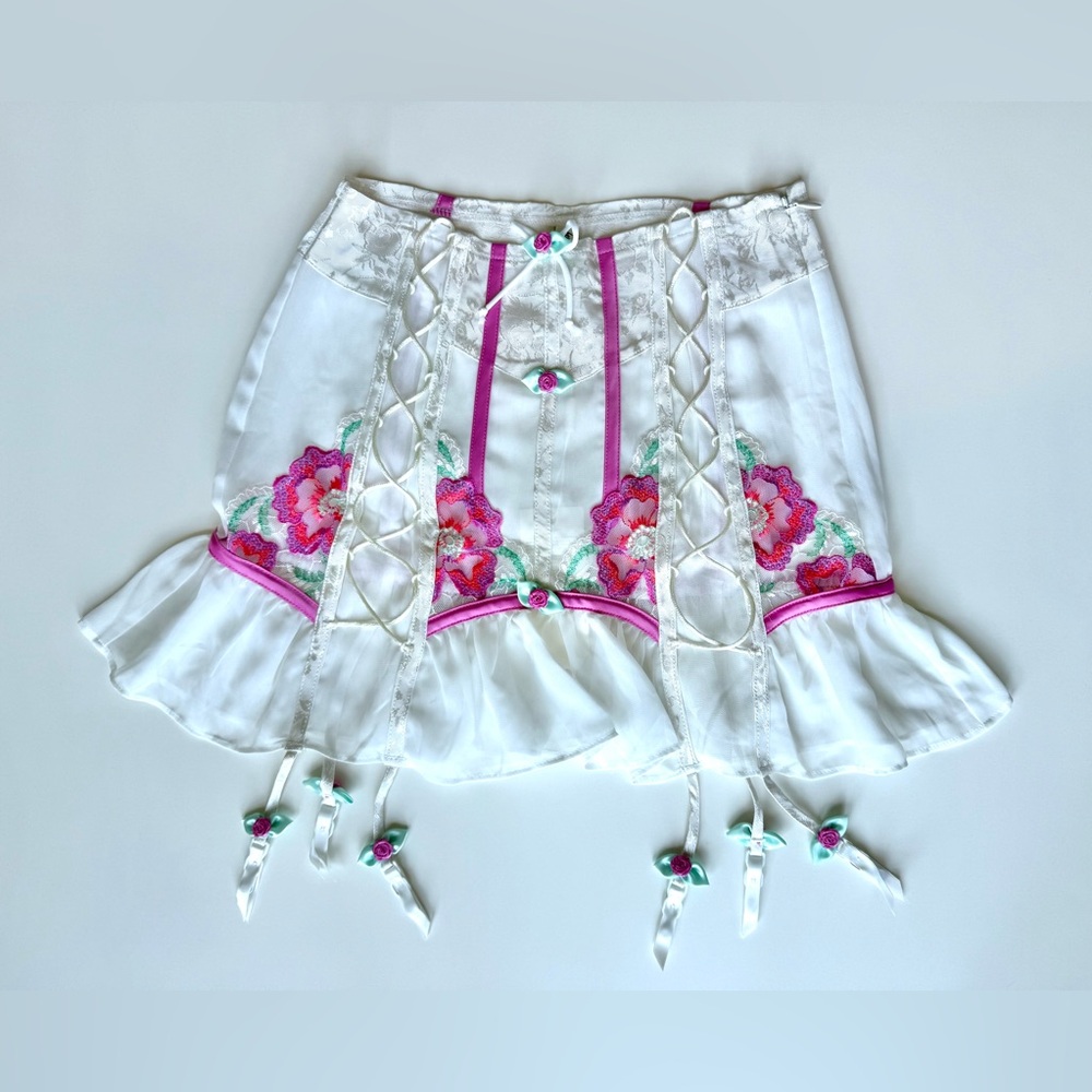 Festival Floral Slip Skirt